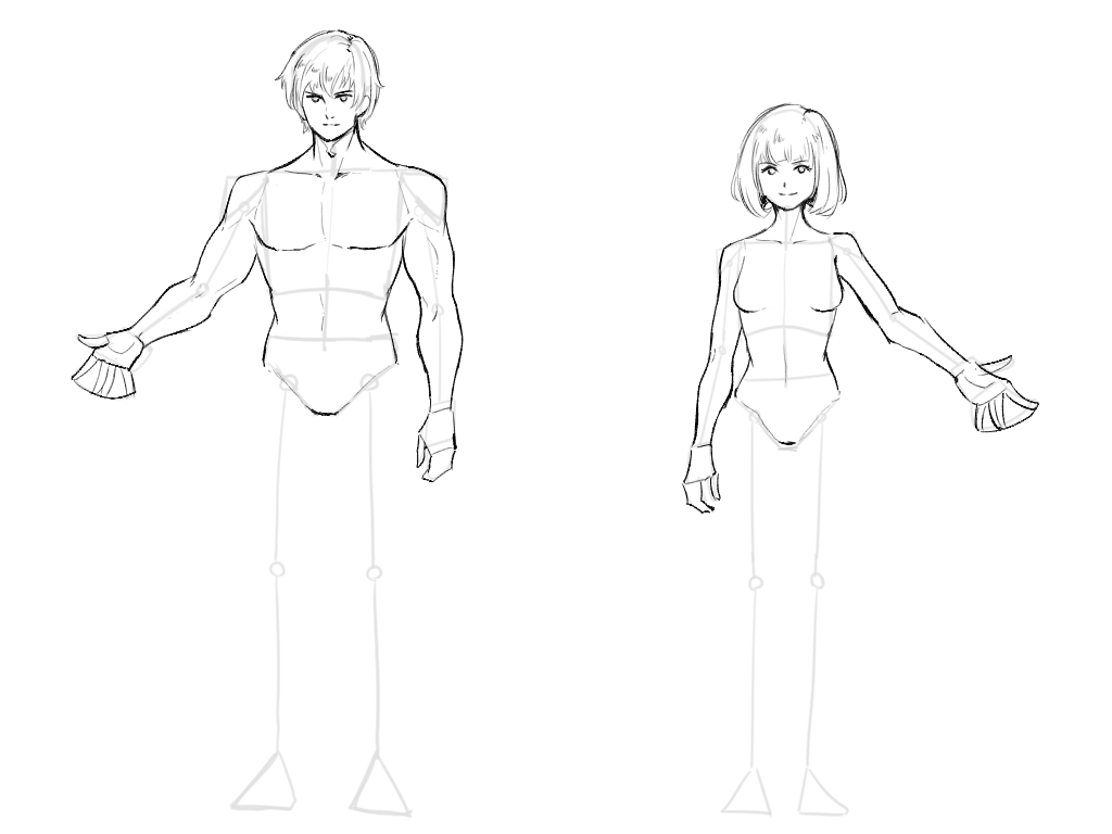 体の描き方5