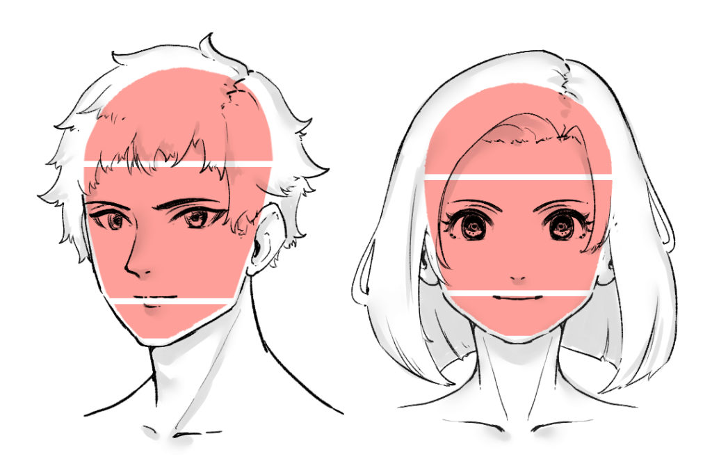 簡単顔の描き方1