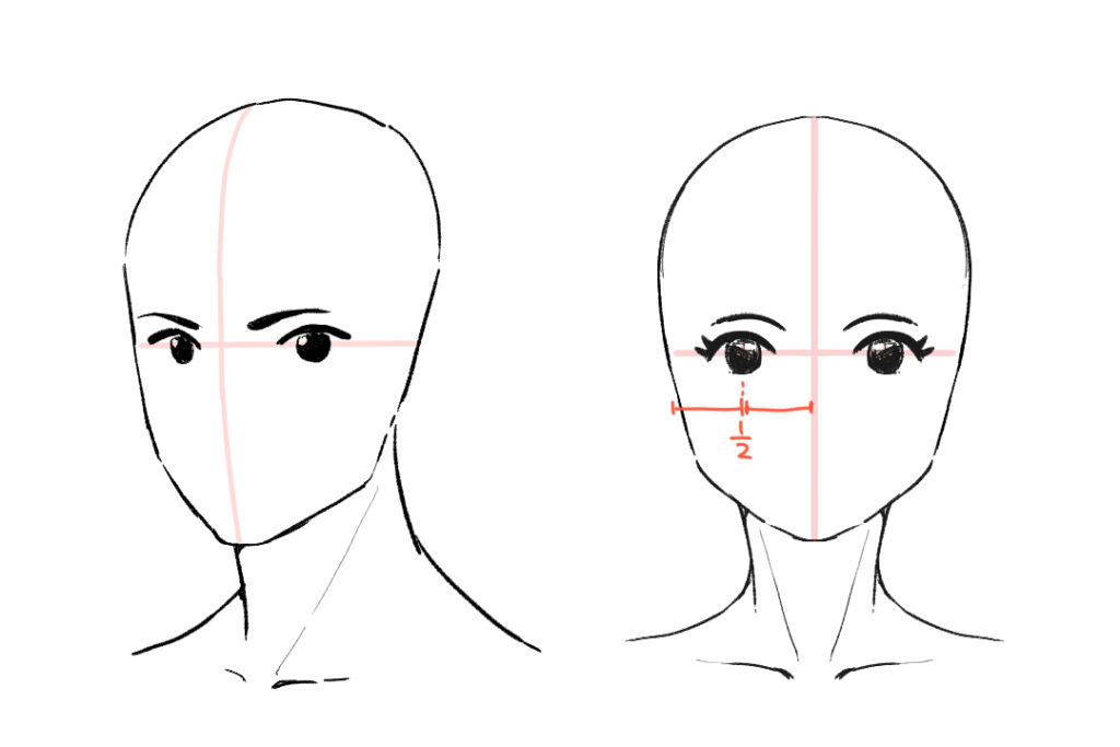 5分で分かる 輪郭を意識した顔の描き方を7ステップでイラスト解説 シジストノート