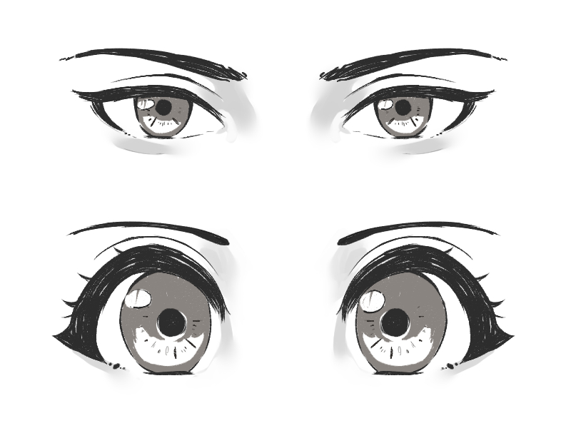 6角形で描く かんたん目の描き方を5ステップでイラスト解説 シジストノート