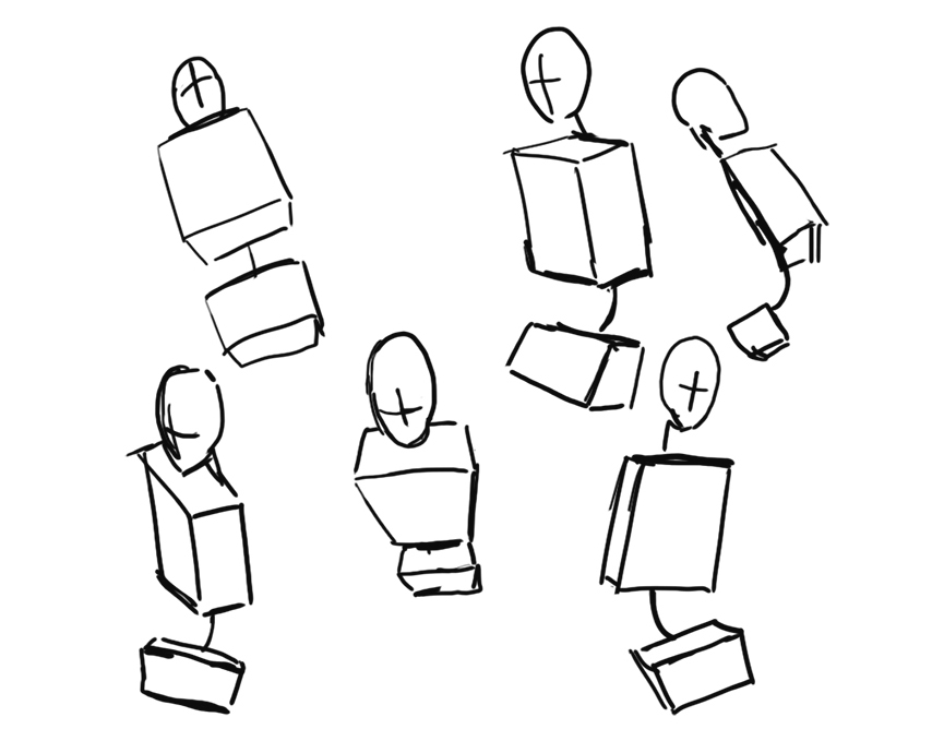 体をバランスよく描きたい人のためのアタリの描き方 シジストノート